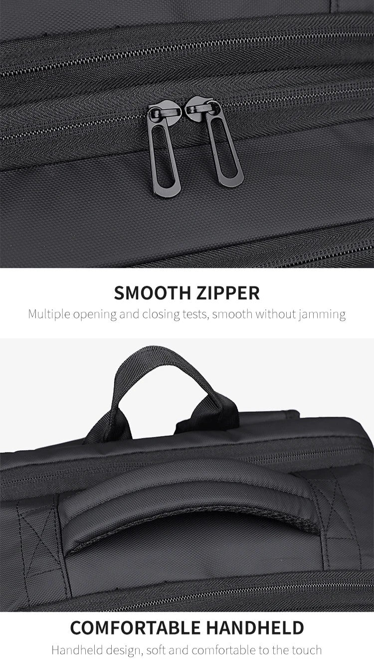 Vacuum Travel Backpack with Integrated Pump